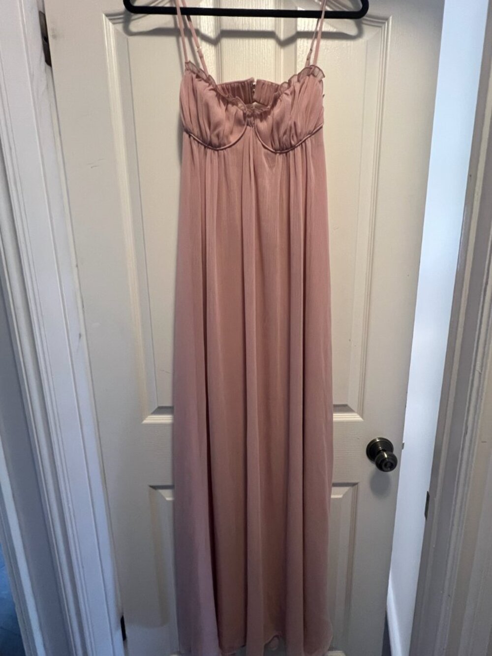 Reformation Cebba Dress Pink - Size 6 - Picture 5 of 8